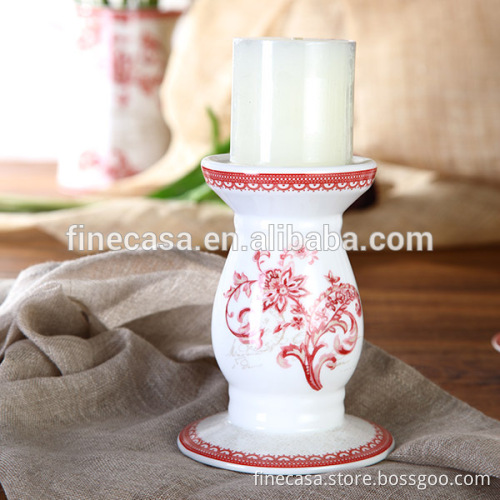 Fine New Bone China Elegant Ceramic Candle Holder of Oriental Manor